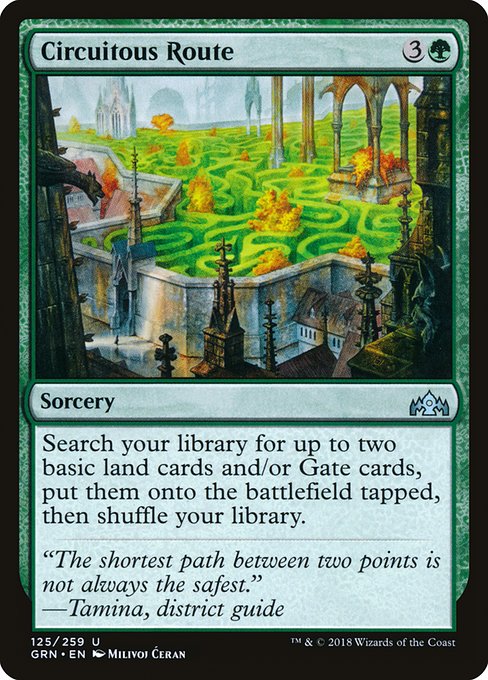 Circuitous Route - Guilds of Ravnica #125