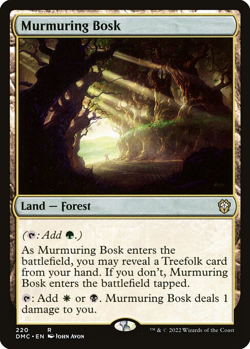 Murmuring Bosk - Dominaria United Commander #220