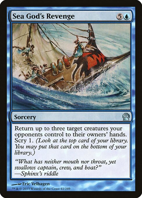 Sea God's Revenge Theros Magic: The Gathering card image