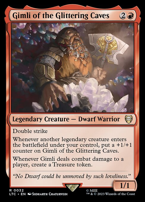 Gimli of the Glittering Caves - Tales of Middle-earth Commander #32
