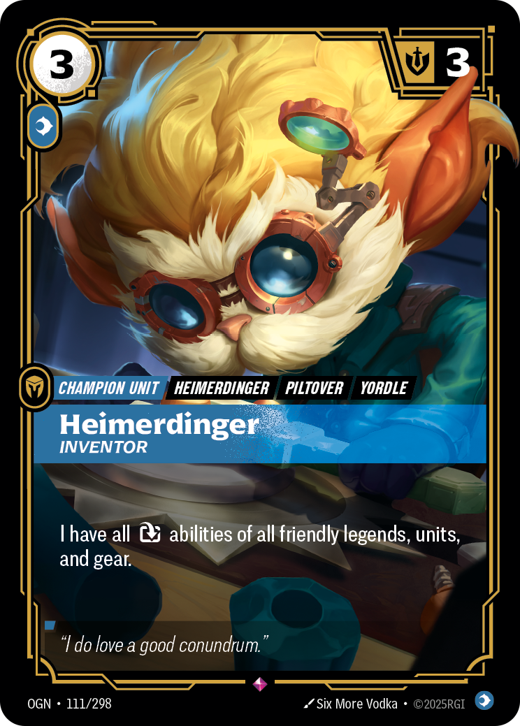 Heimerdinger, Inventor Riftbound card