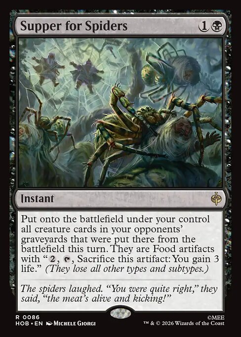 Supper for Spiders HOB 86