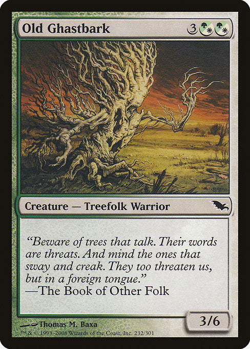 Old Ghastbark - Shadowmoor #232