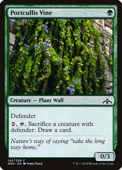 Portcullis Vine Guilds of Ravnica Magic: The Gathering card image