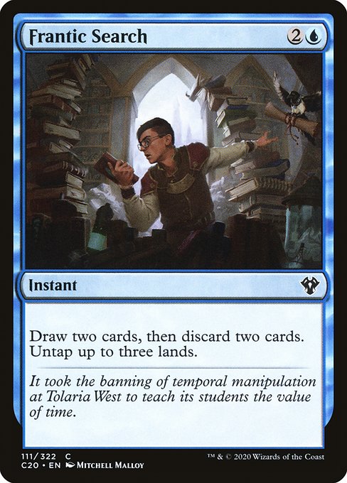 Frantic Search - Commander 2020 #111
