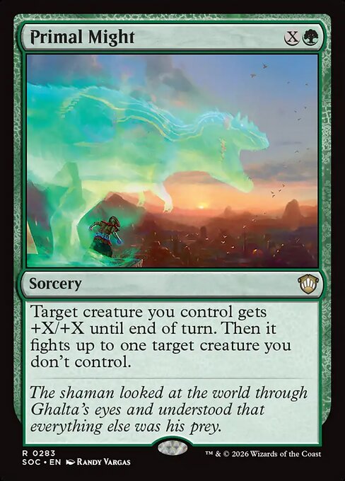 Primal Might - Secrets of Strixhaven Commander #283