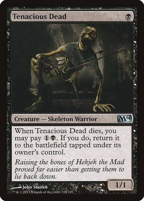 Tenacious Dead Magic 2014 Magic: The Gathering card image