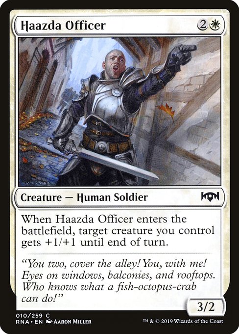 Haazda Officer - Ravnica Allegiance #10
