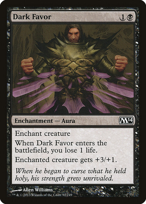 Dark Favor - Magic 2014 #92