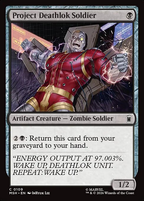 Project Deathlok Soldier - Marvel Super Heroes #109 (Foil)