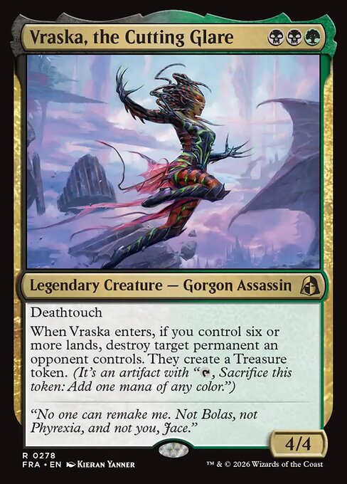 Vraska, the Cutting Glare - Reality Fracture - Foil