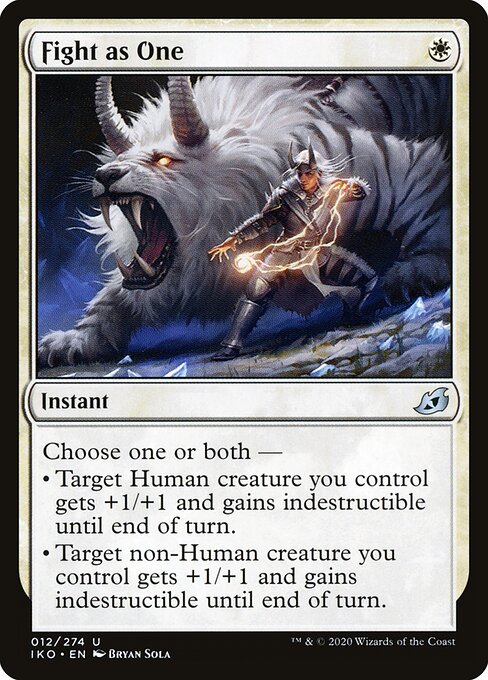 Fight as One Ikoria: Lair of Behemoths Magic: The Gathering card image
