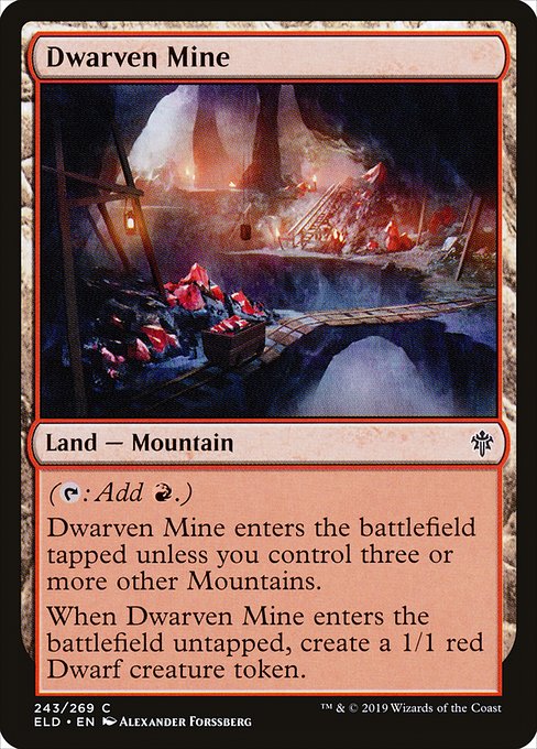 Dwarven Mine - Throne of Eldraine #243