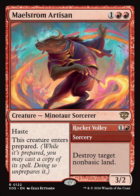 Maelstrom Artisan // Rocket Volley - Secrets of Strixhaven #122