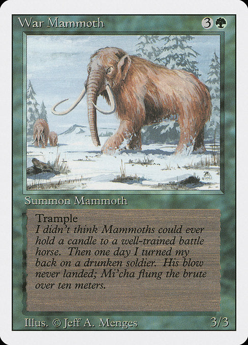 War Mammoth - Revised Edition #228
