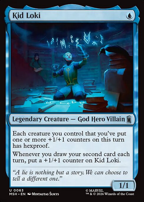 Kid Loki Marvel Super Heroes Magic: The Gathering card image