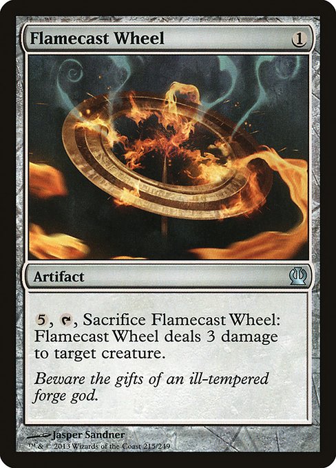 Flamecast Wheel - Theros #215