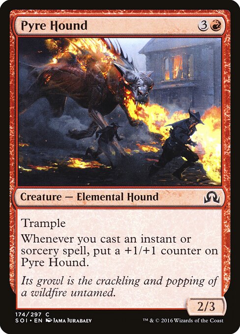 Pyre Hound Shadows over Innistrad Magic: The Gathering card image