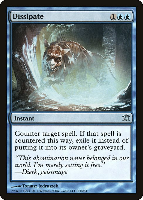 Dissipate - Innistrad #53 Magic: The Gathering card image