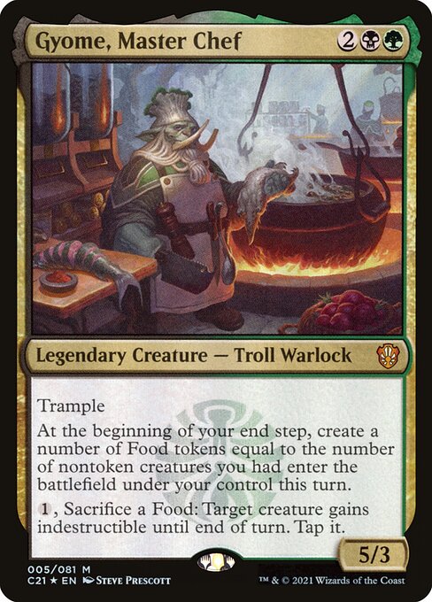 Gyome, Master Chef Commander 2021 Magic: The Gathering card image