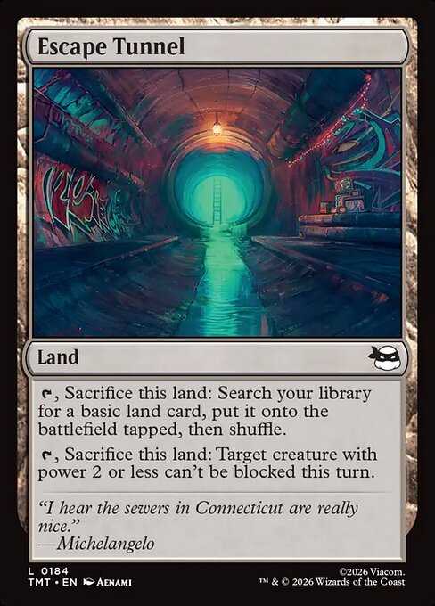 Escape Tunnel Teenage Mutant Ninja Turtles Magic: The Gathering card image