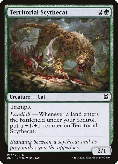 Territorial Scythecat - Zendikar Rising #213