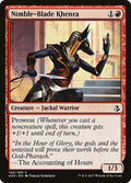 Nimble-Blade Khenra Amonkhet Magic: The Gathering card image
