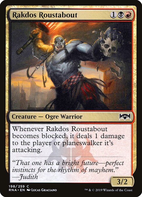 Rakdos Roustabout Ravnica Allegiance Magic: The Gathering card image