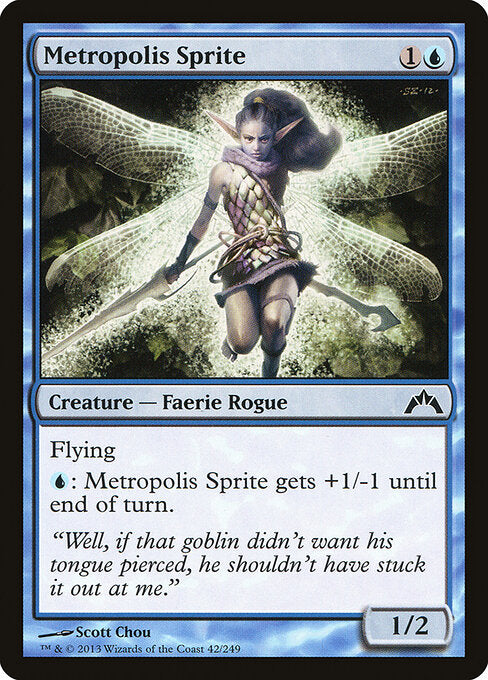 Metropolis Sprite Gatecrash Magic: The Gathering card image