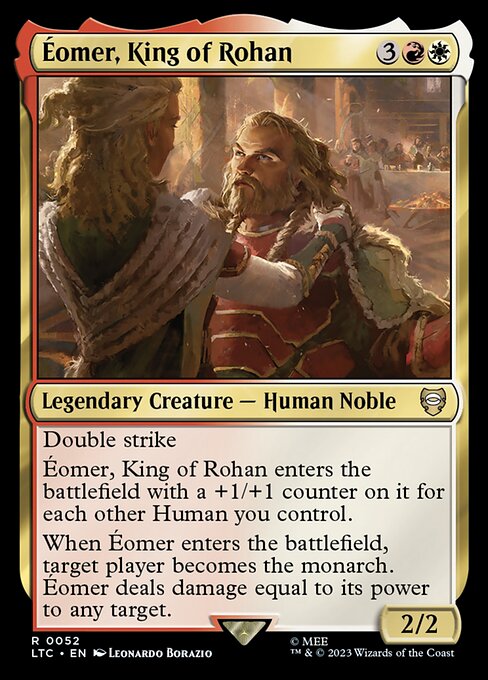 √âomer, King of Rohan Tales of Middle-earth Commander Magic: The Gathering card image