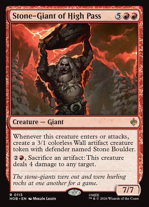 Stone-Giant of High Pass HOB 113