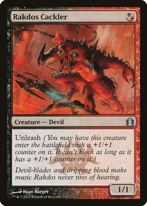 Rakdos Cackler Return to Ravnica Magic: The Gathering card image