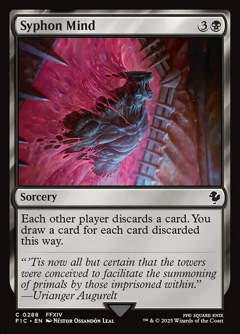 Syphon Mind - Final Fantasy Commander #288 Magic: The Gathering card image