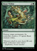 Beast Within Bloomburrow Commander Magic: The Gathering card image