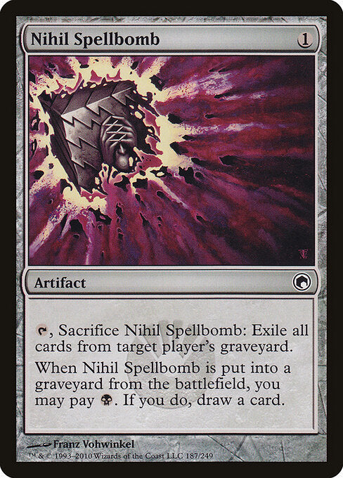 Nihil Spellbomb Scars of Mirrodin Magic: The Gathering card image