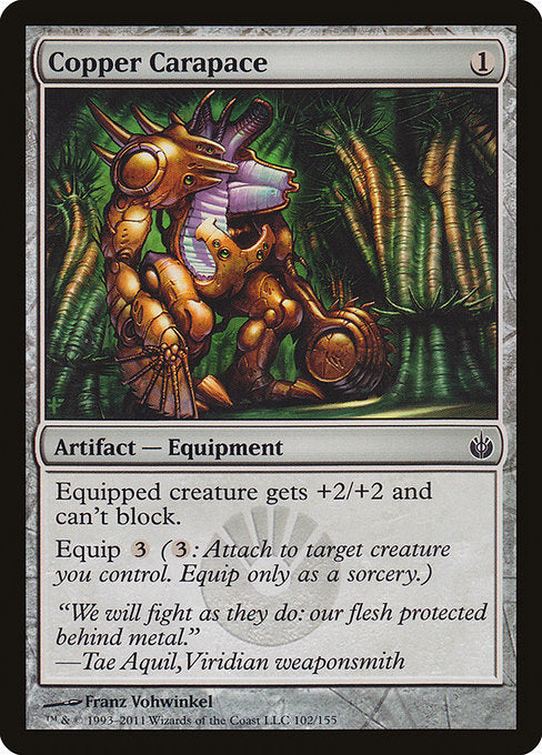Copper Carapace - Mirrodin Besieged #102