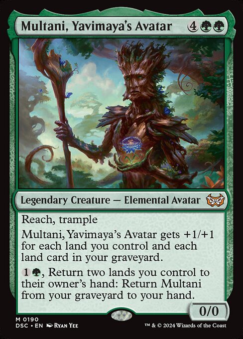 Multani, Yavimaya's Avatar - Duskmourn: House of Horror Commander #190