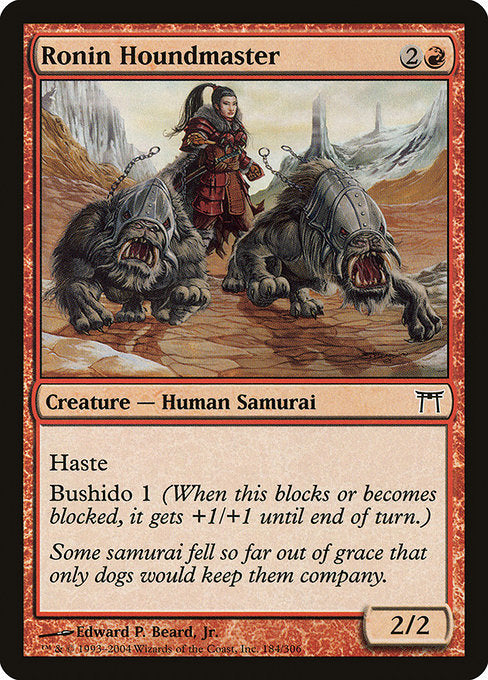 Ronin Houndmaster - Champions of Kamigawa #184