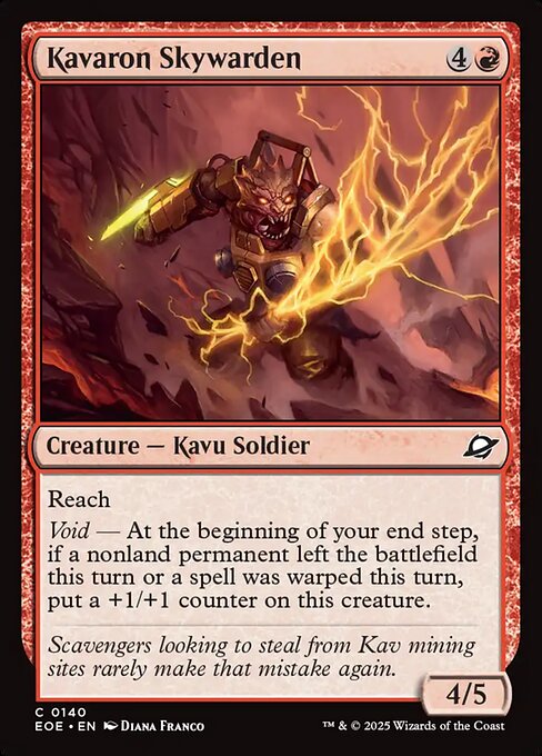 Kavaron Skywarden - Edge of Eternities #140 Magic: The Gathering card image