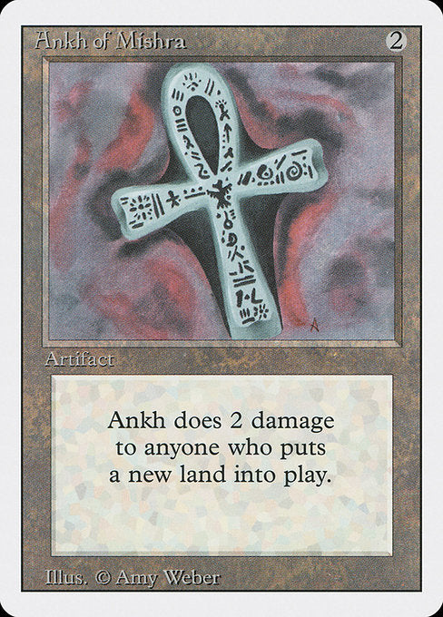 Ankh of Mishra Revised Edition Magic: The Gathering card image