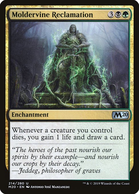 Moldervine Reclamation - Core Set 2020 #214