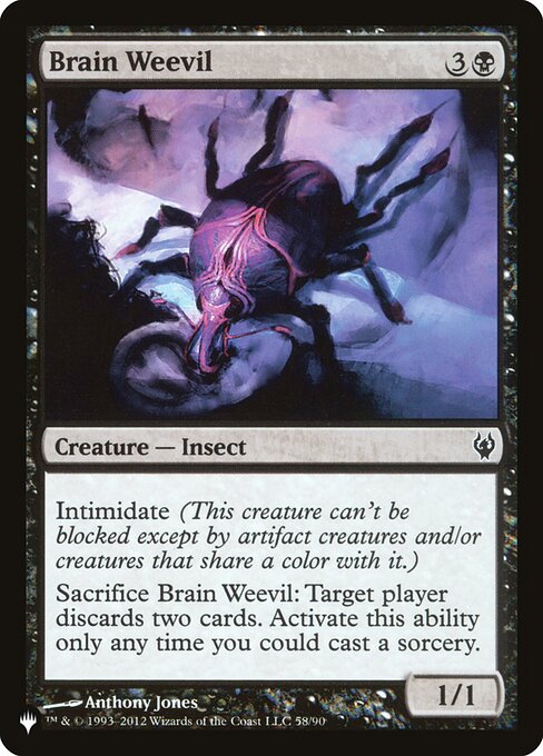 Brain Weevil The List Magic: The Gathering card image