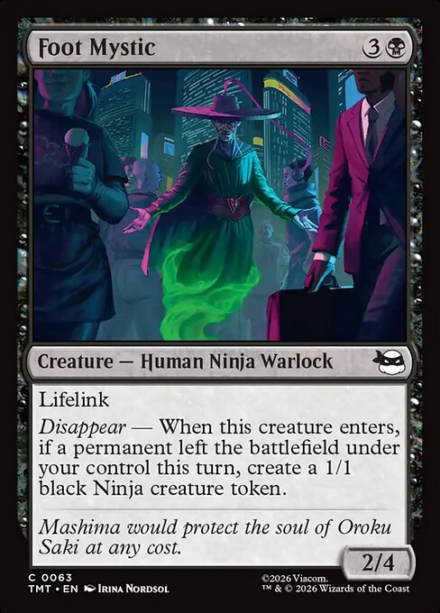 Foot Mystic Teenage Mutant Ninja Turtles Magic: The Gathering card image
