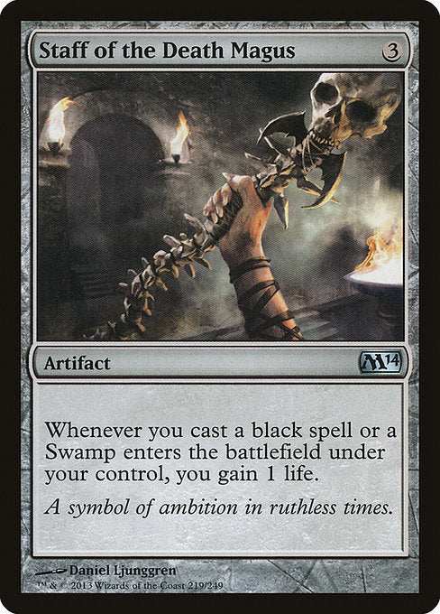 Staff of the Death Magus - Magic 2014 #219