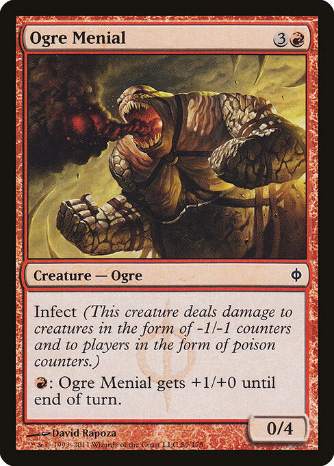 Ogre Menial New Phyrexia Magic: The Gathering card image