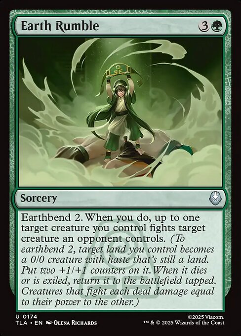 Earth Rumble - Avatar: The Last Airbender #174 Magic: The Gathering card image