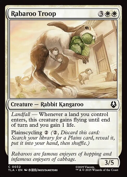 Rabaroo Troop - Avatar: The Last Airbender #32 Magic: The Gathering card image