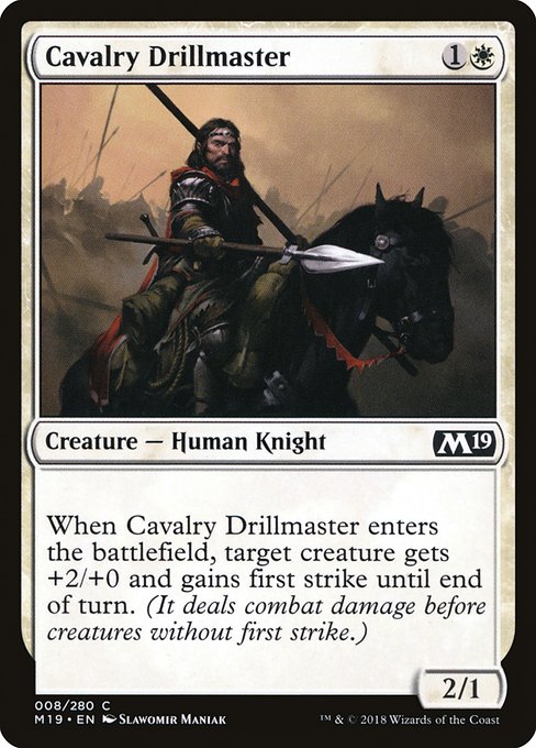 Cavalry Drillmaster - Core Set 2019 #8