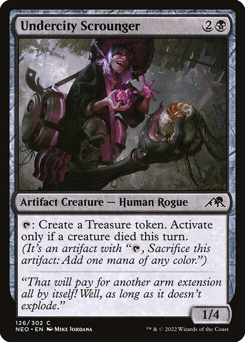 Undercity Scrounger - Kamigawa: Neon Dynasty #126 Magic: The Gathering card image
