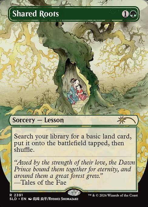 Shared Roots Secret Lair Drop Magic: The Gathering card image